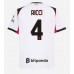 AC Milan Samuele Ricci #4 Borte Drakt 2025-26 Kortermet
